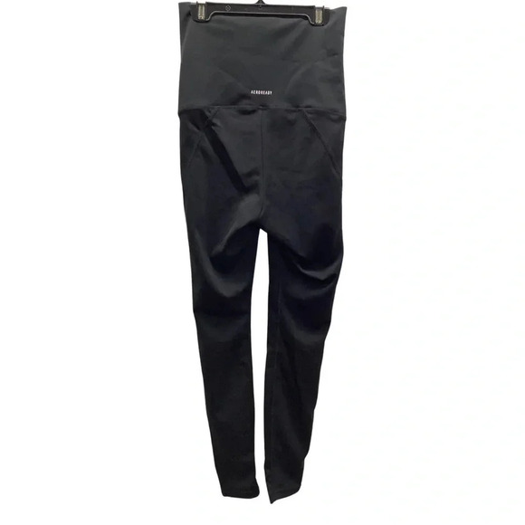 Adidas Aeroready Activewear Maternity Black Leggings Extra Small New With Tags - Picture 5 of 9